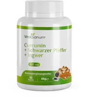 Vitasanum VitaSanum®- Curcumin + Schwarzer Pfeffer Ingwer 90 St