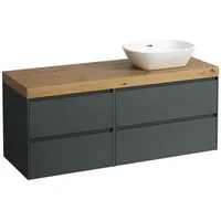 Laufen Lani Waschtischplatte mit Unterschrank, 1370mm, mit Ausschnitt rechts