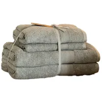 Home Deluxe SOFT Handtuchset 4-tlg. grau