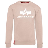 Alpha Industries Basic Sweatshirt, Pale Peach, - 2XL