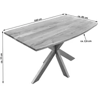 Ab:stil.art.moebel Kalea 160 x 77 x 85 cm Akazie