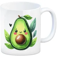 Speecheese Lächelnde Avocado Kaffeetasse 0,3 l Mehrfarbig