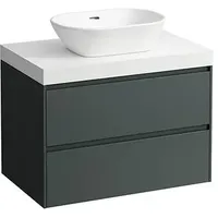 Laufen Lani Waschtischplatte mit Unterschrank, 785mm, mit Ausschnitt mittig