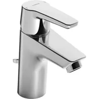 Hansa Waschtisch-Einhebelmischer HANSAPOLO m Ablaufgarnitur, Ausladung 103mm, chrom