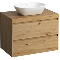 Laufen Lani Waschtischplatte mit Unterschrank, 785mm, mit Ausschnitt mittig