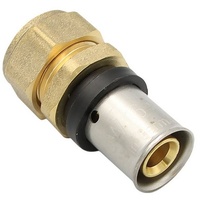 Pipetec Pressfitting Übergang Verbundrohr auf 15mm Kupferrohr TH -