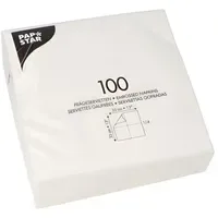 Papstar Servietten, 1-lagig 1/4-Falz 33 cm x 33 cm