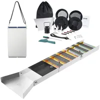 Vevor Goldwaschpfanne Goldwannenbecken Set 22,86 x 127 cm Aluminium