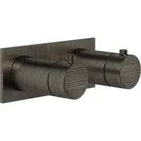 GESSI Anello, 3-Wege Unterputz-Thermostat, - Bronze Antik