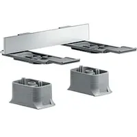 Hansgrohe Axor Adapterset 42870800 Edelstahl-Optik