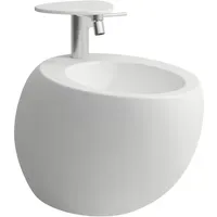 Laufen Alessi one Wand-Bidet, 1 Hahnloch, 390x585mm, verdeckter Überlauf,