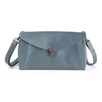 Harold's Fold Umhängetasche Leder Blue