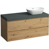 Laufen Lani Waschtischplatte mit Unterschrank, 1185mm, mit Ausschnitt rechts