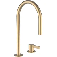 Laufen Kartell 2-Loch-Waschtischmischer ohne Ablaufventil - Gold matt