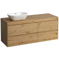 Laufen Lani Waschtischplatte mit Unterschrank, 1370mm, mit Ausschnitt links