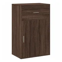 VidaXL Beistellschrank Braun Eichen-Optik 56,5x39x90 cm Holzwerkstoff