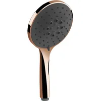 GESSI Origini Antikalk-Handbrause, mit schwarzem Einsatz, 3-Strahl, 14378030, Farbe: