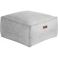 Beliani Pouf Grau 50 x 50 cm MUKKI