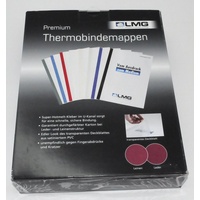 LMG Thermo-Bindemappen DIN A4 dunkelrot 2 mm