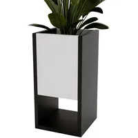 Craftpak Blumenständer für Innenräume, Blumenkasten ohne Einsatz, Pflanzkasten 45x22,6x22,6cm
