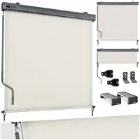 Tillvex Aluminium Senkrechtmarkise 160 x 250 cm Beige
