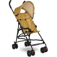 Lorelli Kinderwagen Buggy Vaya verstellbares Sonnendach, klappbar, Fußstütze gelb