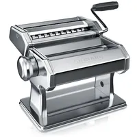 Arendo Nudelmaschine Manueller Pasta Maker, Edelstahl, Nudelpresse, 7 einstellbare