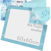 Harmony Care Harmony Care® Inkontinenz Bettunterlage mit Fixierstreifen, 50