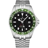 Revue Thommen Diver GMT Automatik Herren-Armbanduhr Edelstahl 17572.2234