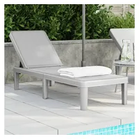 VidaXL 4-fach Verstellbare Sonnenliege 155,5x57x28 cm Polypropylen