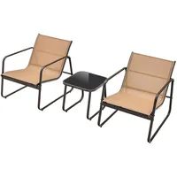 Costway Balkonset, (Braun)