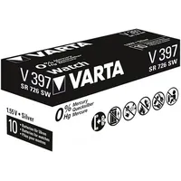 Varta Batterie Silberoxid-Knopfzelle 397,