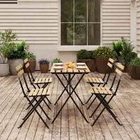 Casa.pro Gartenmöbelset ’Bovino’ 5-tlg. Akazienholz