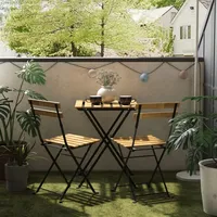 Casa.pro Bistroset Bovino 3-tlg. Akazienholz