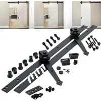 Wiltec Schiebetürsystem 244 cm lang, bis 150 kg, 40-45