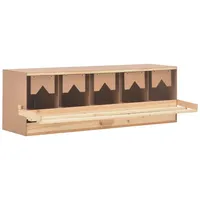 VidaXL 5er Legenest 117x33x38 cm Massivholz Kiefer