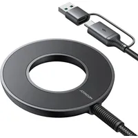 Joyroom magnetisches Ladegerät schwarz – Wireless 15W Schnellladen für