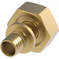 TECE flex Eurokonusverschraubung 3/4", mit Flex Pressanschluss, Standard Messing,