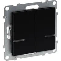 Legrand Seano with Netatmo Serienschalter 2x250W pro Kanal Schwarz,