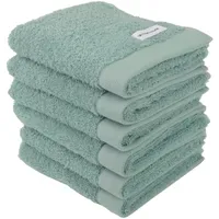 Tom Tailor COLOR BATH Gästehandtuchset 6-tlg. grün