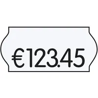 METO Preisetiketten 26,0 x 12,0 mm