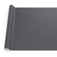 ANRO Wachstuch-Tischdecke abwaschbar 100 x 140 cm Anthrazit