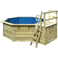 Karibu Pool Modell 1 Set inkl. Filteranlage Skimmer mit