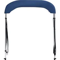VidaXL 2-Bow Bimini Top Marineblau 180x150x110 cm