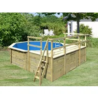 Karibu Pool 2 Set D inkl. Filteranlage Skimmer mit