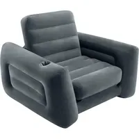 Intex Sessel Ausziehbar 117x224x66 cm Dunkelgrau