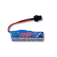 CARSON 3,7V/500mAh Li-Ion Akku JST:404282 E-Bus (3.70 V, 500