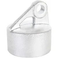 GAH Alberts Alberts Strebenkappe Aluminium für Rohr-Ø 48 mm