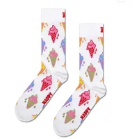 Happy Socks Ice Cream Sock weiß Baumwolle Gr 41-46