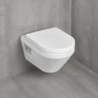 Villeroy & Boch Architectura Wand-WC mit TwistFlush[e3], mit WC-Sitz,